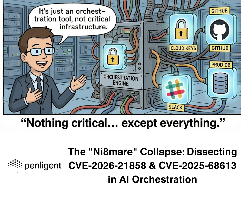 El colapso de Ni8mare Disección de CVE-2026-21858 y CVE-2025-68613 en la orquestación de IA