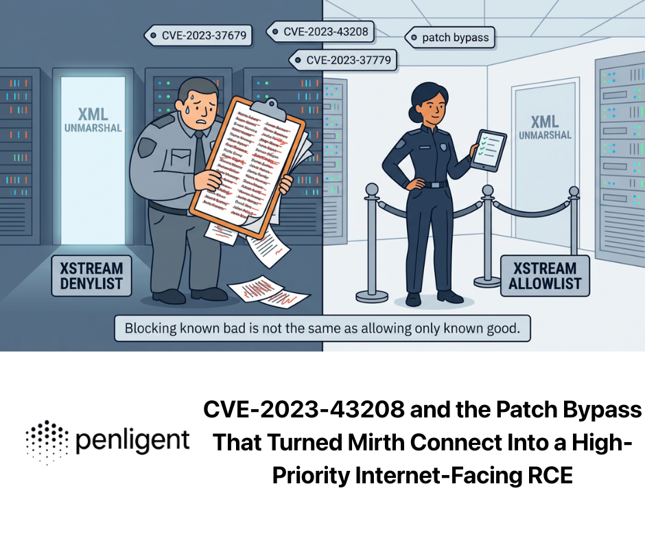 CVE-2023-43208 and the Patch Bypass That Turned Mirth Connect Into a High-Priority Internet-Facing RCE