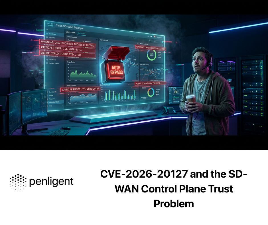 CVE-2026-20127 and the SD-WAN Control Plane Trust Problem