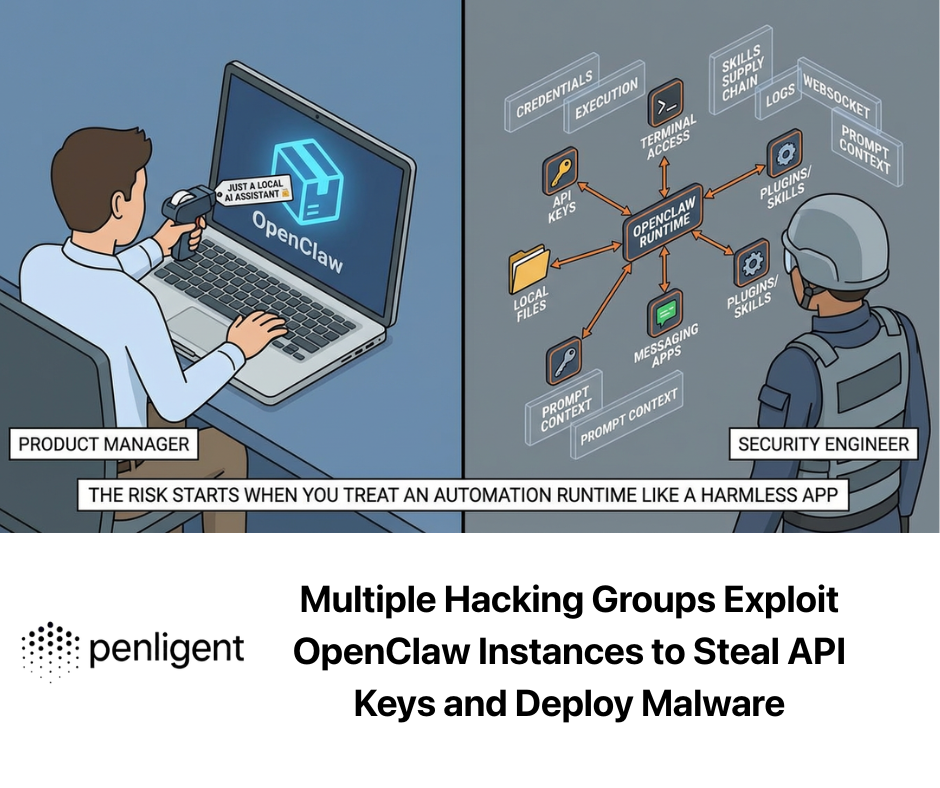 Multiple Hacking Groups Exploit OpenClaw Instances to Steal API Keys and Deploy Malware