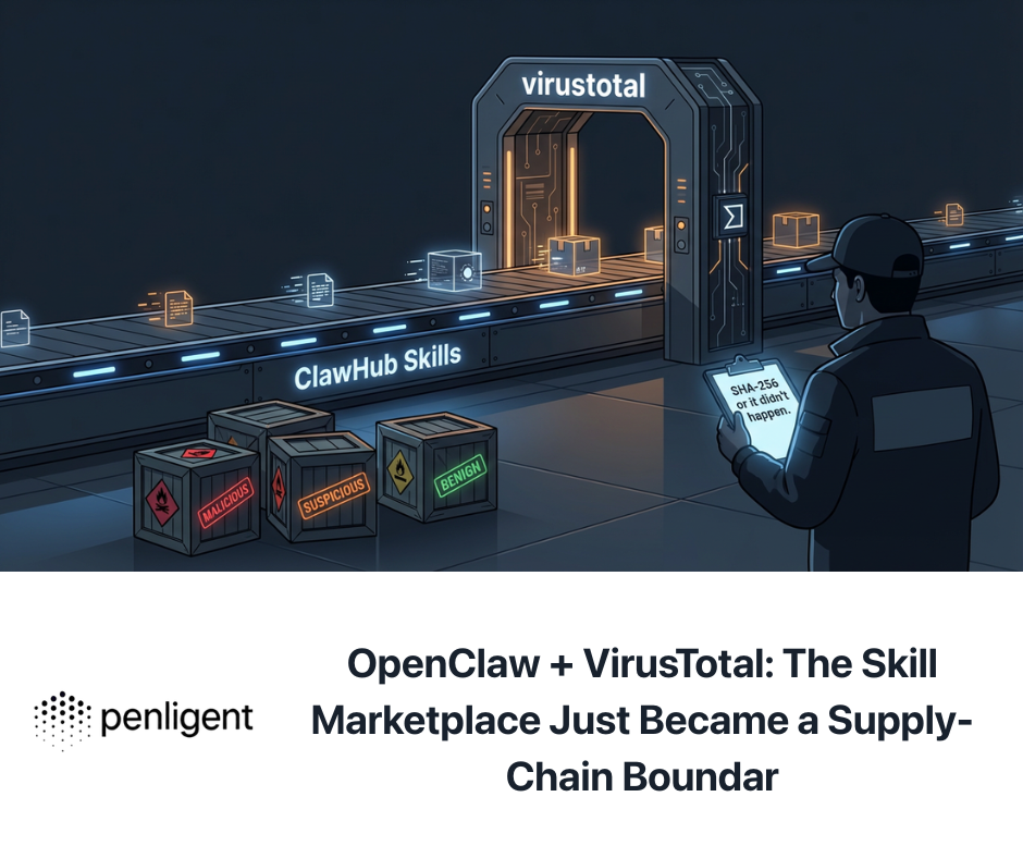 OpenClaw + VirusTotal The Skill Marketplace Just Became a Supply-Chain Boundar