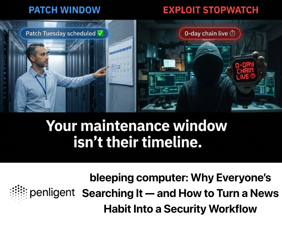bleeping computer Why Everyone’s Searching It — and How to Turn a News Habit Into a Security Workflow