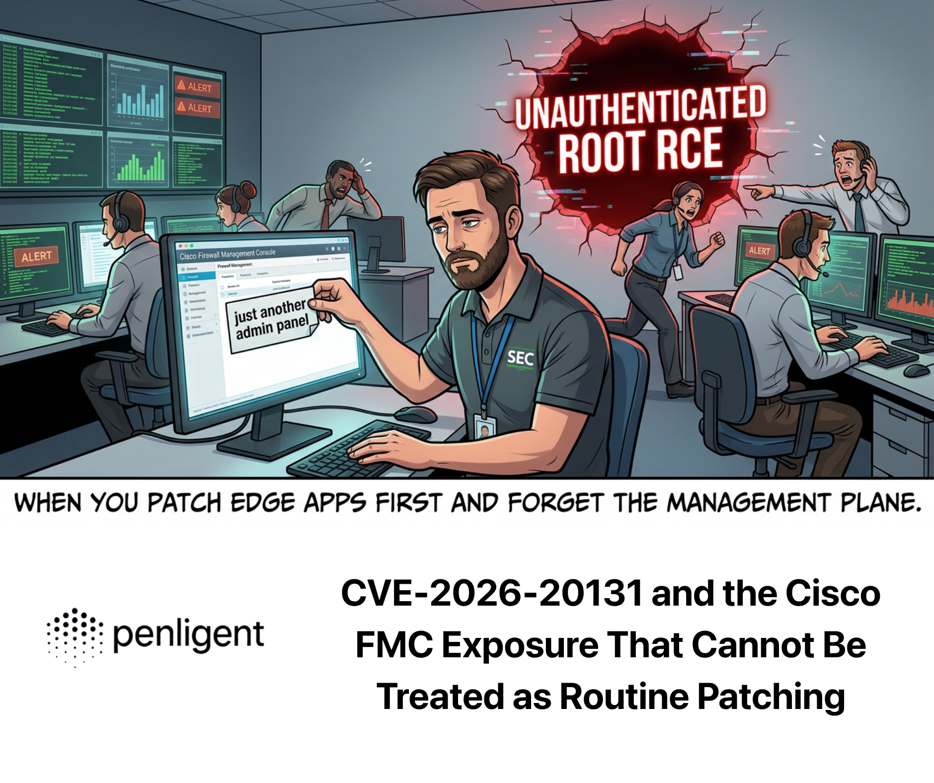 CVE-2026-20131 and the Cisco FMC Exposure That Cannot Be Treated as Routine Patching