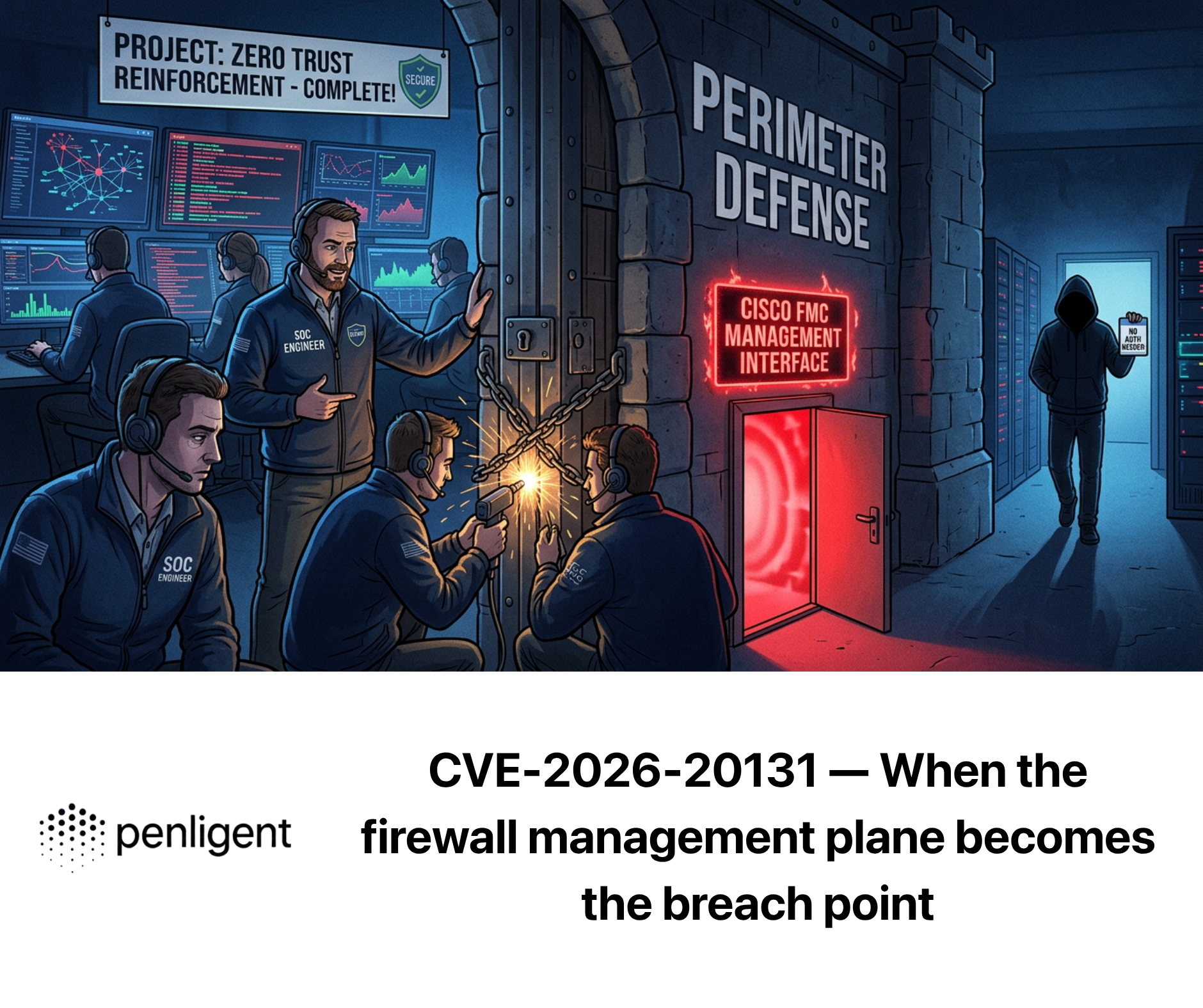 CVE-2026-20131 — When the firewall management plane becomes the breach point
