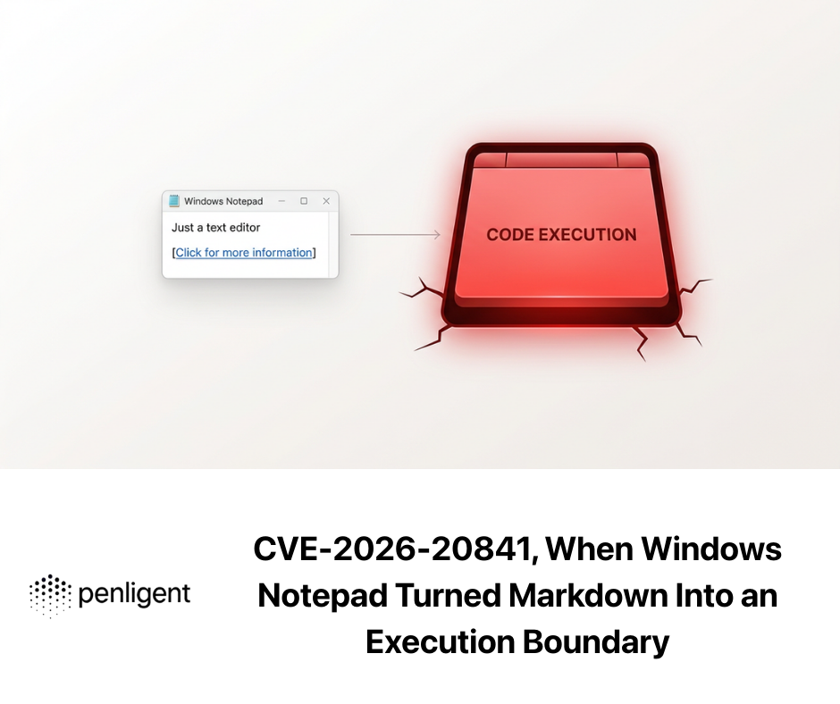 CVE-2026-20841, When Windows Notepad Turned Markdown Into an Execution Boundary