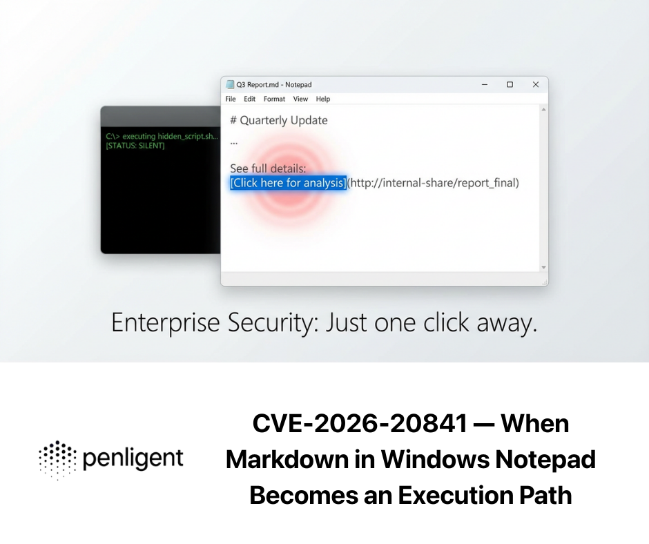 CVE-2026-20841 — When Markdown in Windows Notepad Becomes an Execution Path