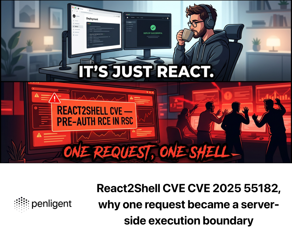 React2Shell CVE CVE 2025 55182, why one request became a server-side execution boundary