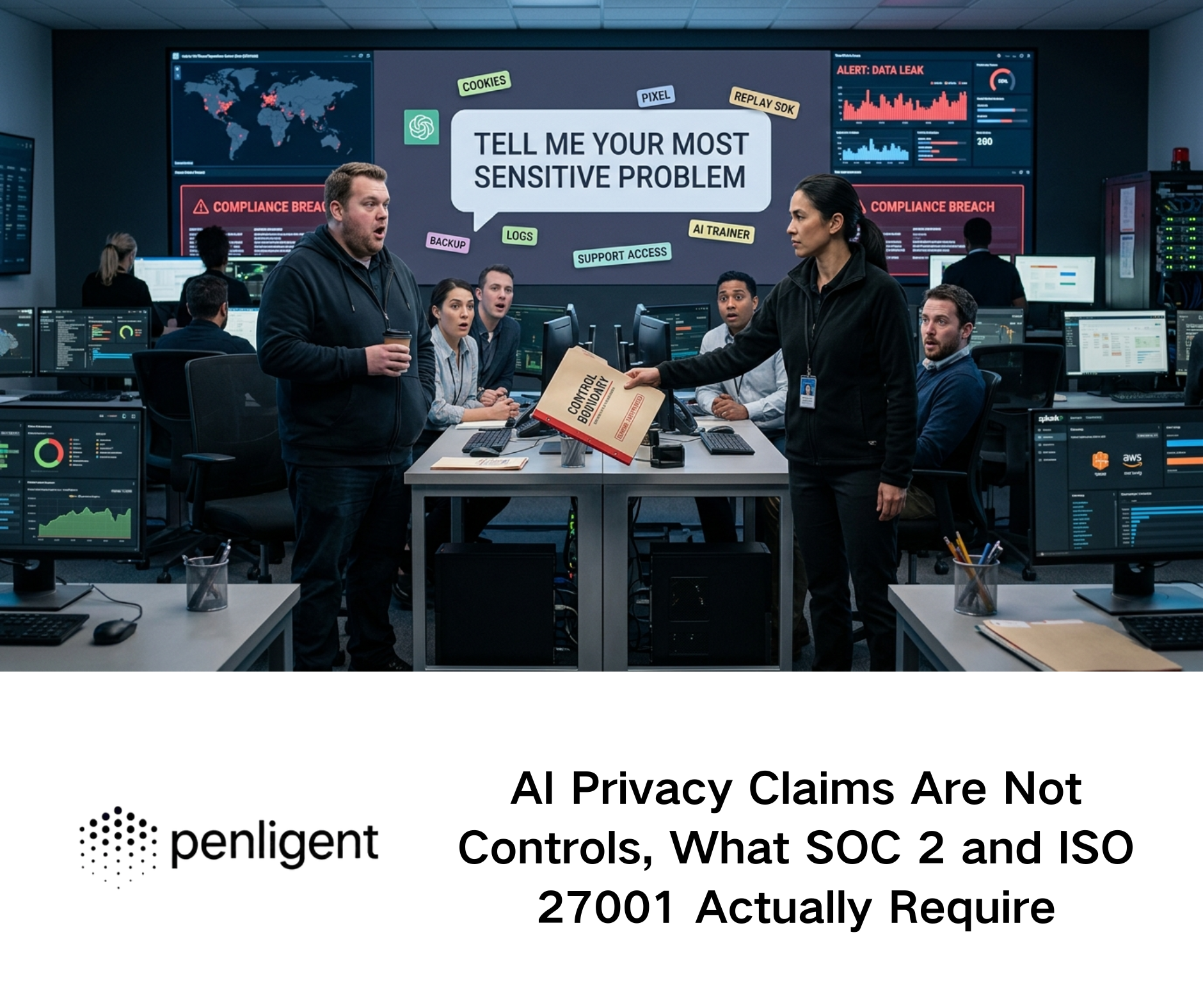 AI Privacy Claims Are Not Controls, What SOC 2 and ISO 27001 Actually Require
