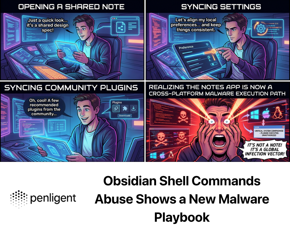 Obsidian Shell Commands Abuse Shows a New Malware Playbook