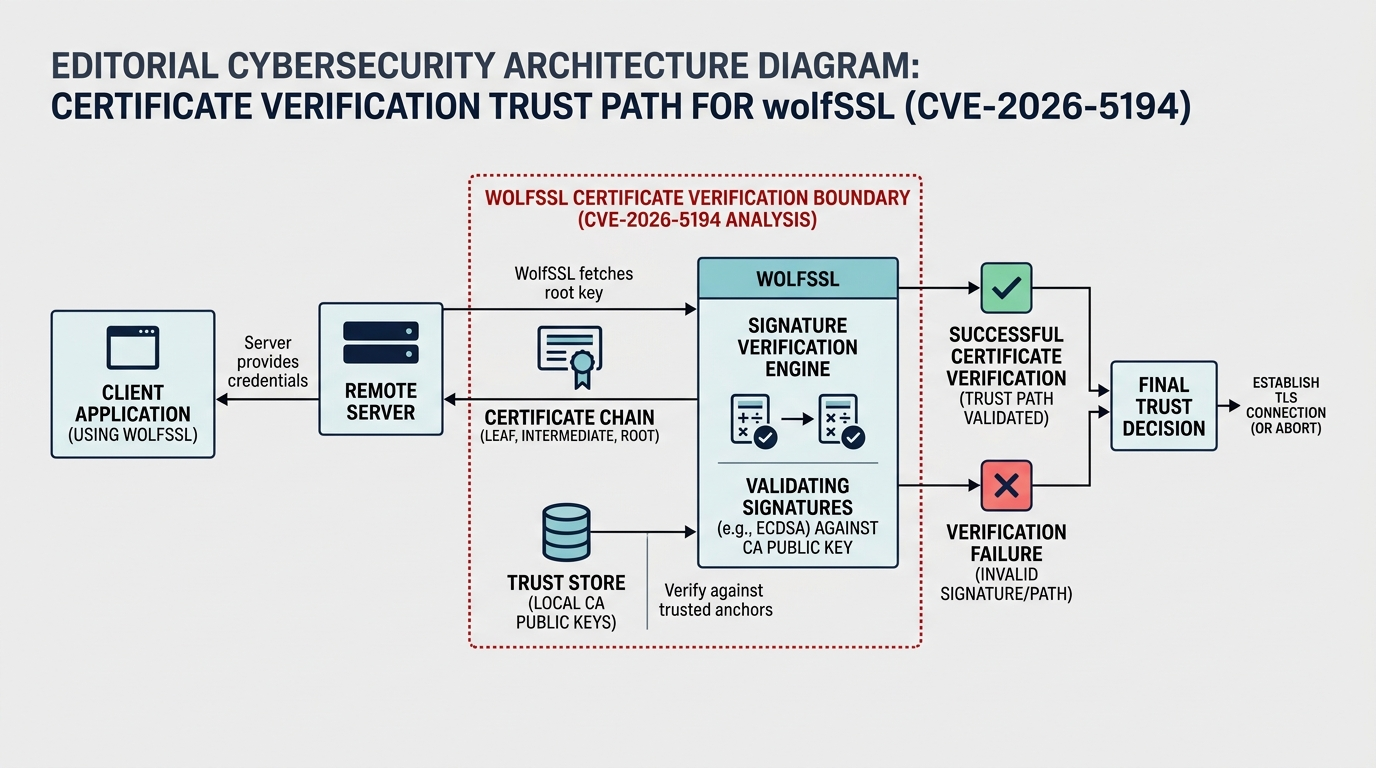CVE-2026-5194, the wolfSSL Certificate Verification Flaw That Breaks Trust