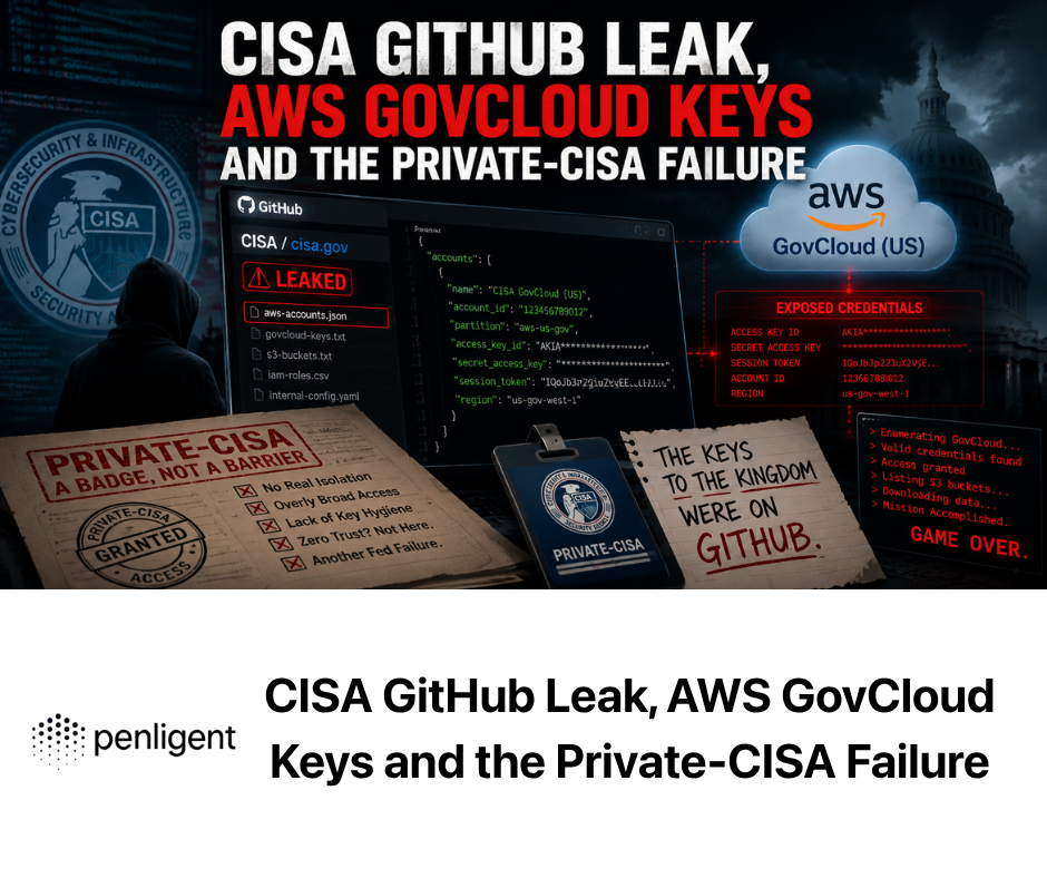 CISA GitHub Leak, AWS GovCloud Keys and the Private-CISA Failure