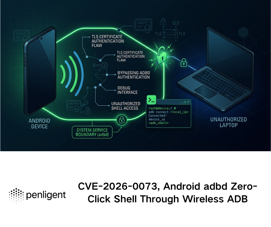 CVE-2026-0073, Android adbd Zero-Click Shell Through Wireless ADB
