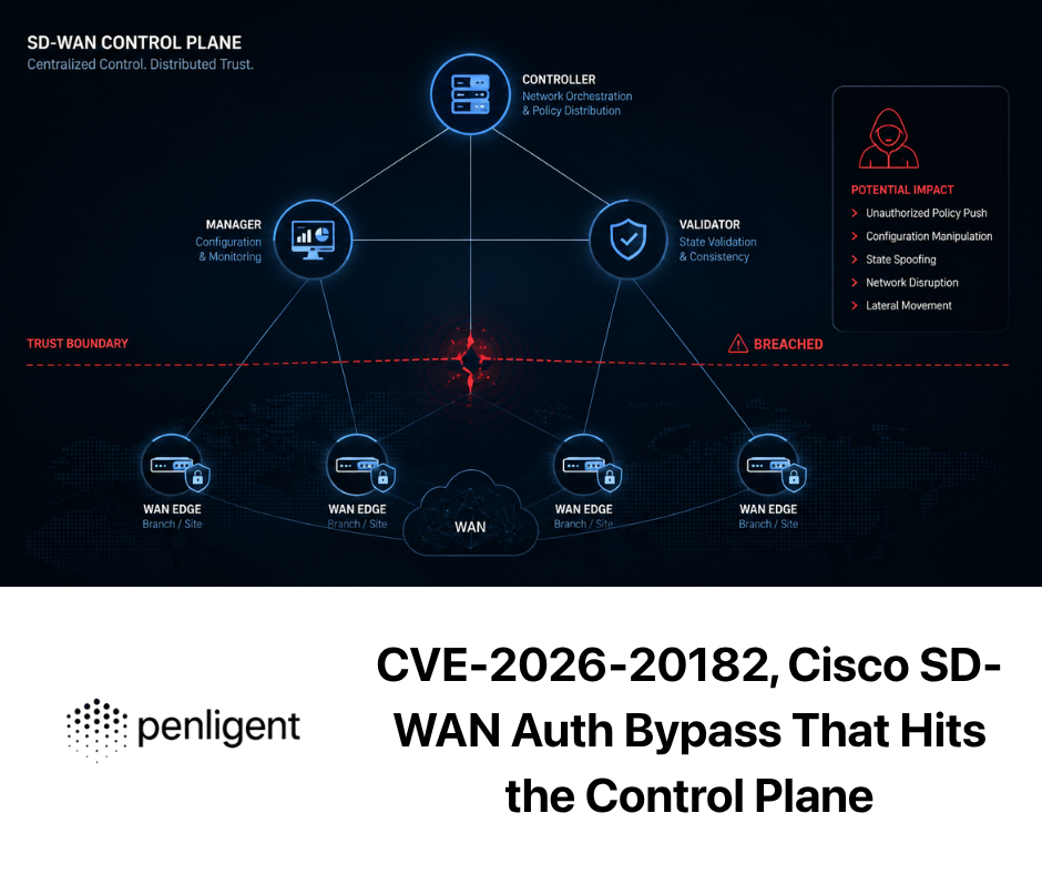 CVE-2026-20182, Cisco SD-WAN Auth Bypass That Hits the Control Plane