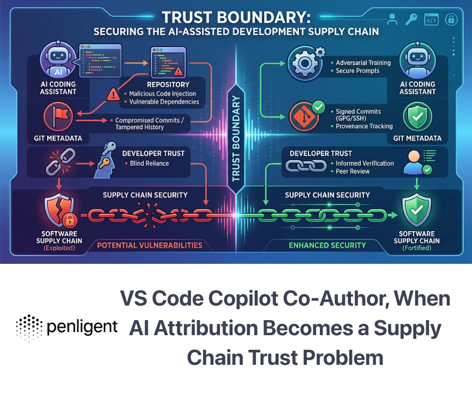 VS Code Copilot Co-Author, When AI Attribution Becomes a Supply Chain Trust Problem
