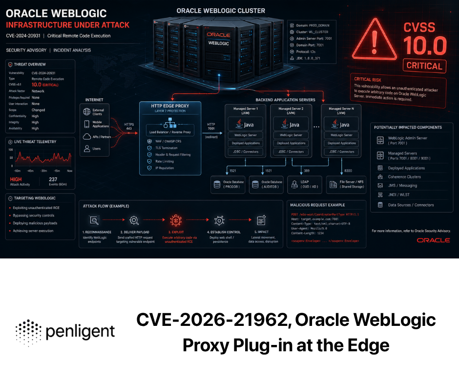 CVE-2026-21962, Oracle WebLogic Proxy Plug-in at the Edge