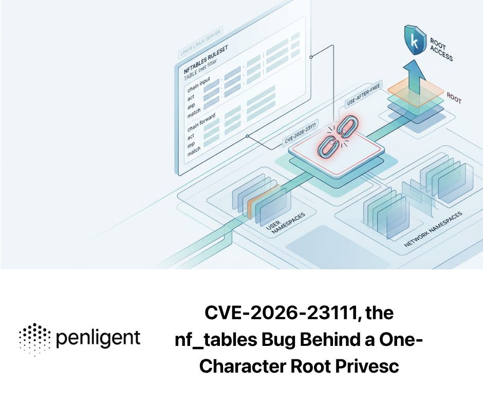 CVE-2026-23111, the nf_tables Bug Behind a One-Character Root Privesc