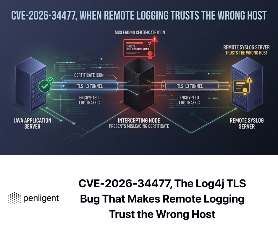 CVE-2026-34477, The Log4j TLS Bug That Makes Remote Logging Trust the Wrong Host