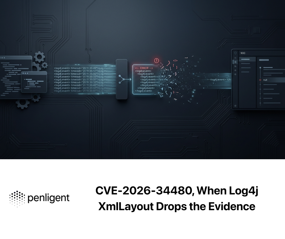 CVE-2026-34480, When Log4j XmlLayout Drops the Evidence