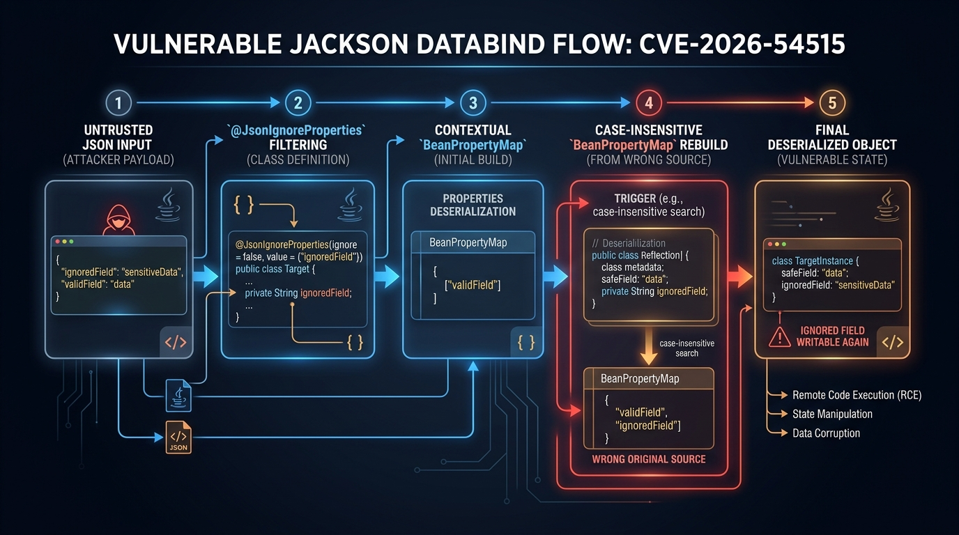 CVE-2026-54515, Jackson Case-Insensitive Binding That Reopens Ignored ...