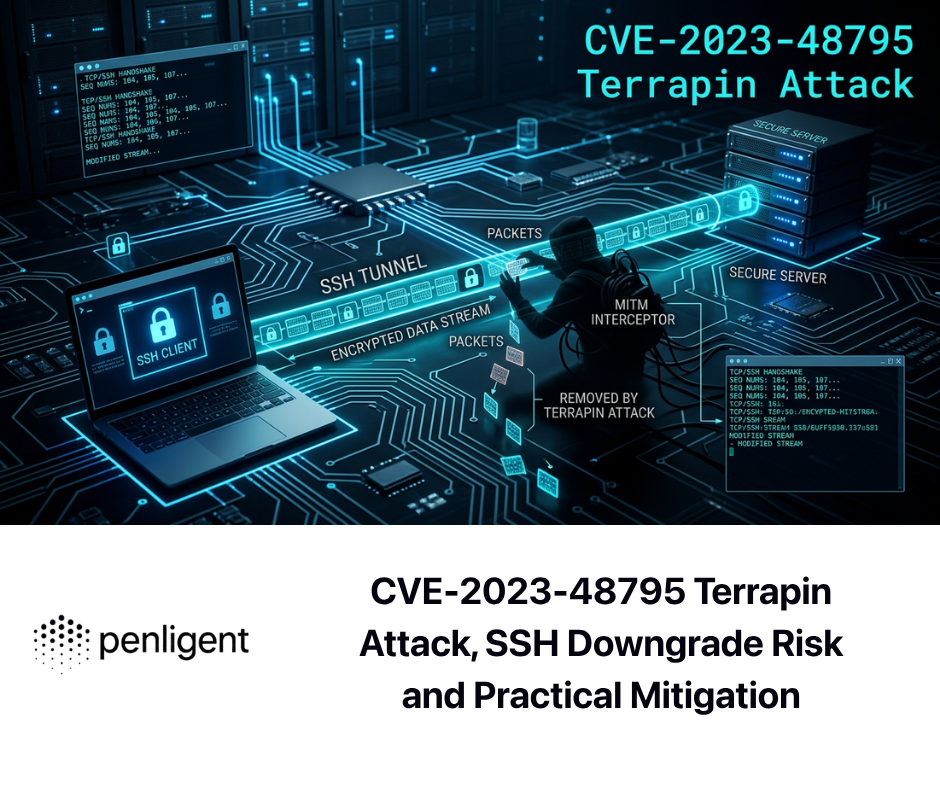 CVE-2023-48795 Terrapin Attack, SSH Downgrade Risk and Practical Mitigation