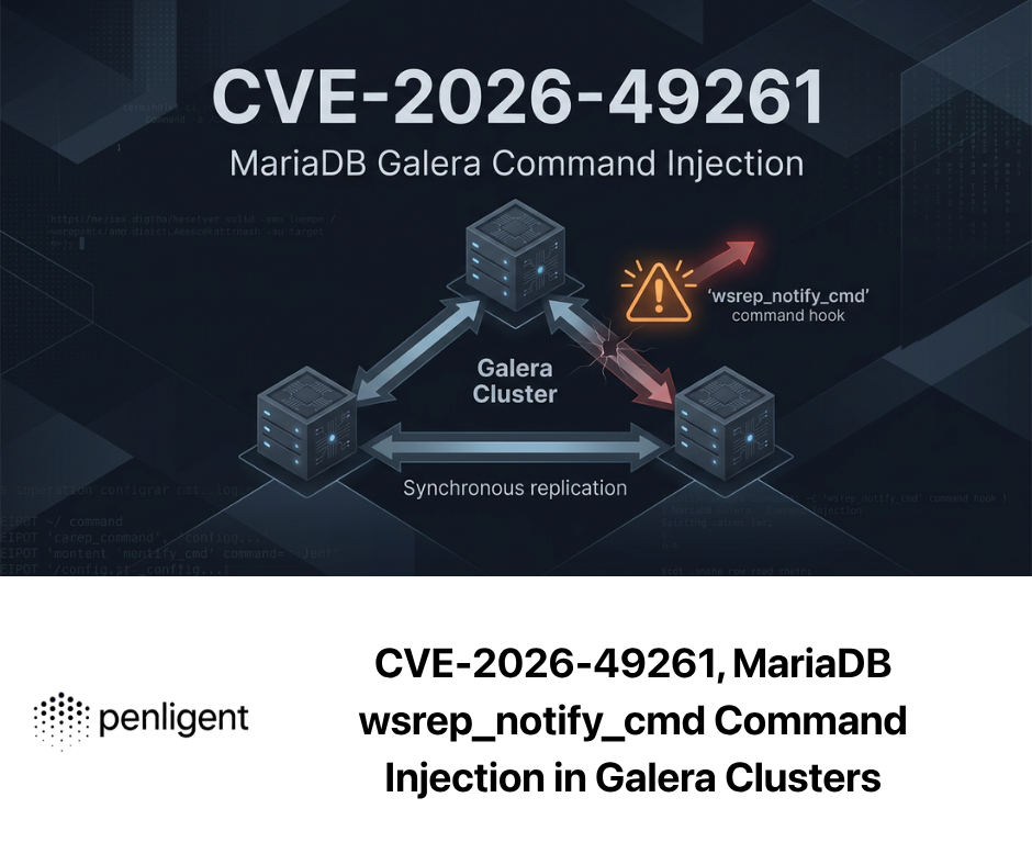CVE-2026-49261, MariaDB wsrep_notify_cmd Command Injection in Galera Clusters