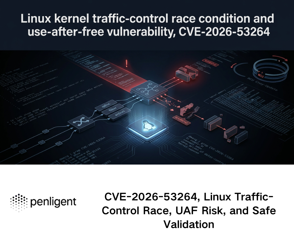 CVE-2026-53264, Linux Traffic-Control Race, UAF Risk, and Safe Validation