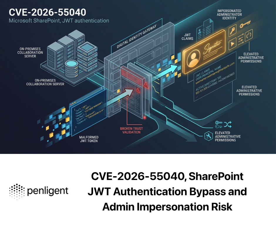 CVE-2026-55040, SharePoint JWT Authentication Bypass and Admin Impersonation Risk
