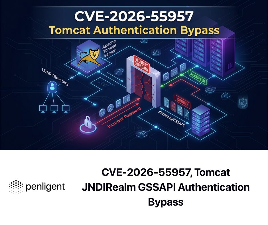 CVE-2026-55957, Tomcat JNDIRealm GSSAPI Authentication Bypass