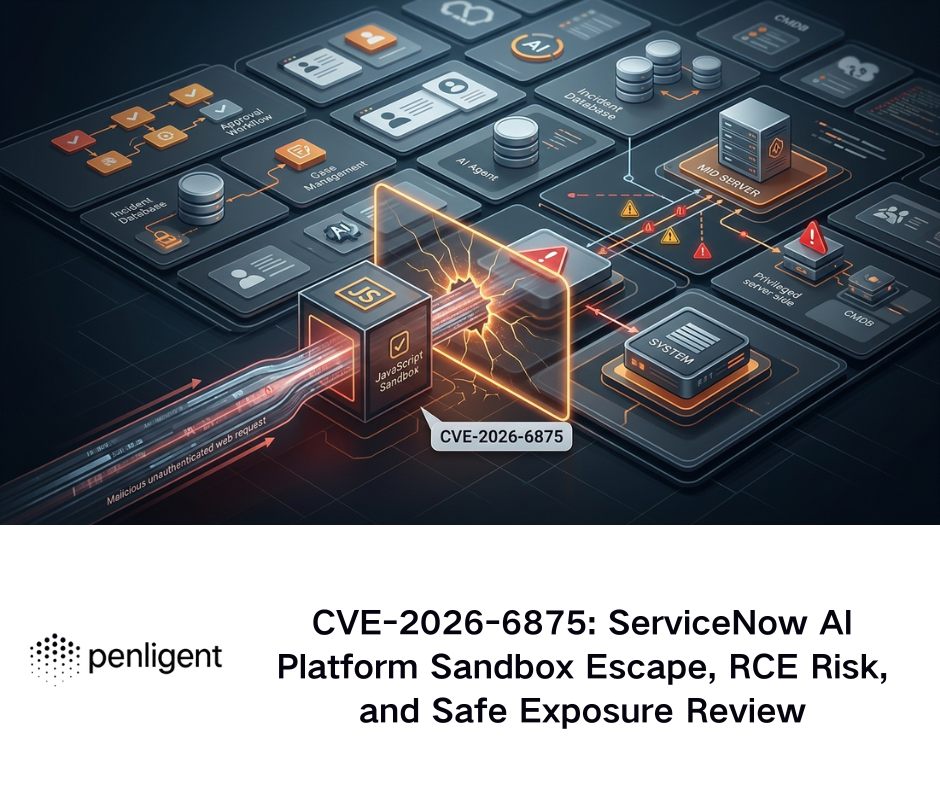 CVE-2026-6875 ServiceNow AI Platform Sandbox Escape, RCE Risk, and Safe Exposure Review