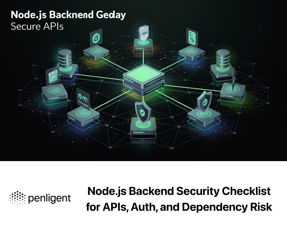Node.js Backend Security Checklist for APIs, Auth, and Dependency Risk