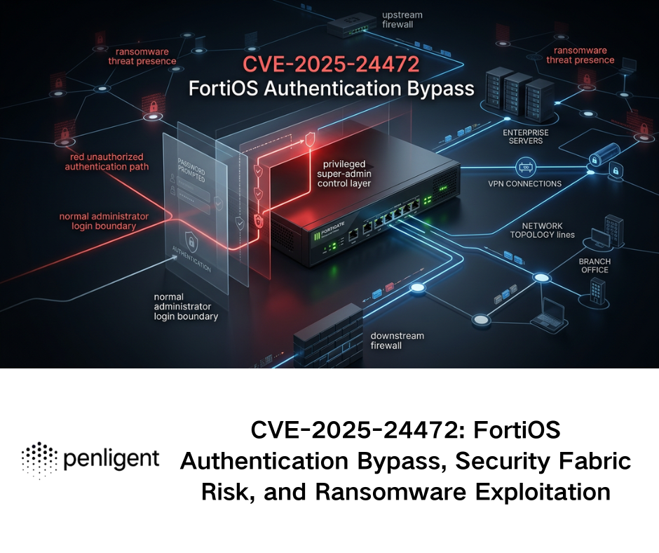 CVE-2025-24472 FortiOS Authentication Bypass, Security Fabric Risk, and Ransomware Exploitation