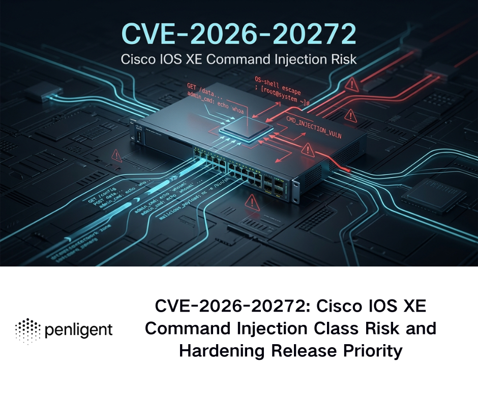 CVE-2026-20272 Cisco IOS XE Command Injection Class Risk and Hardening Release Priority