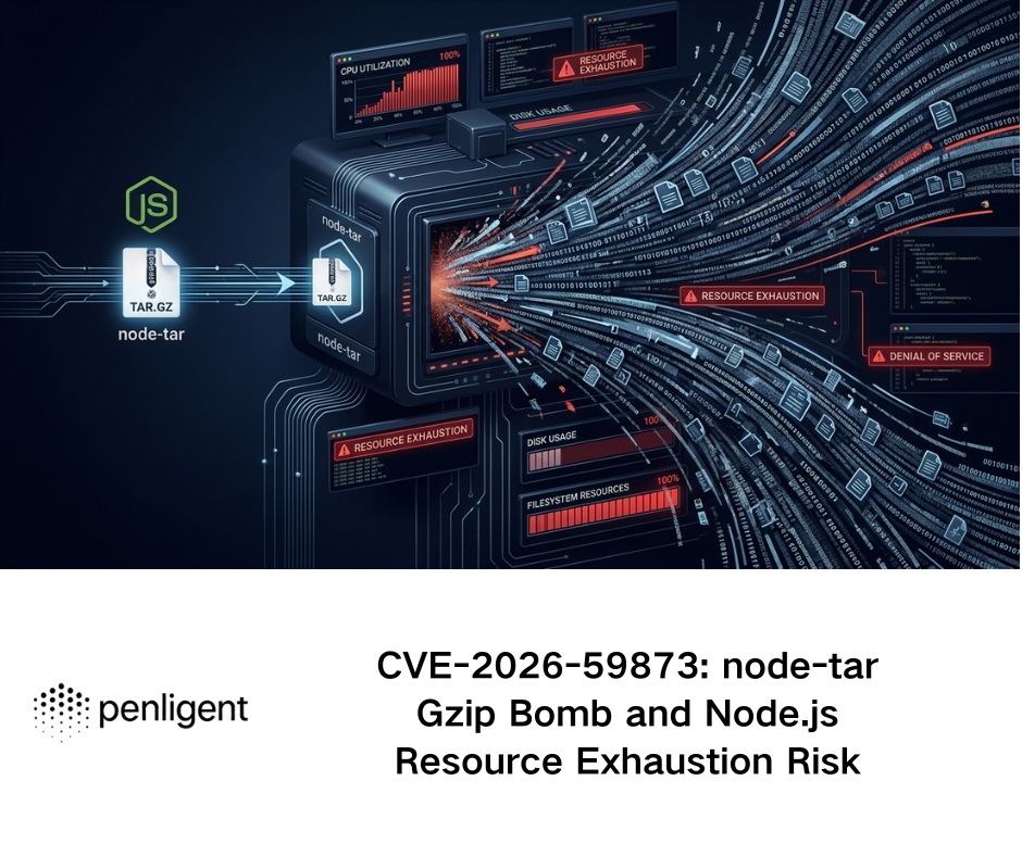 CVE-2026-59873 node-tar Gzip Bomb and Node.js Resource Exhaustion Risk