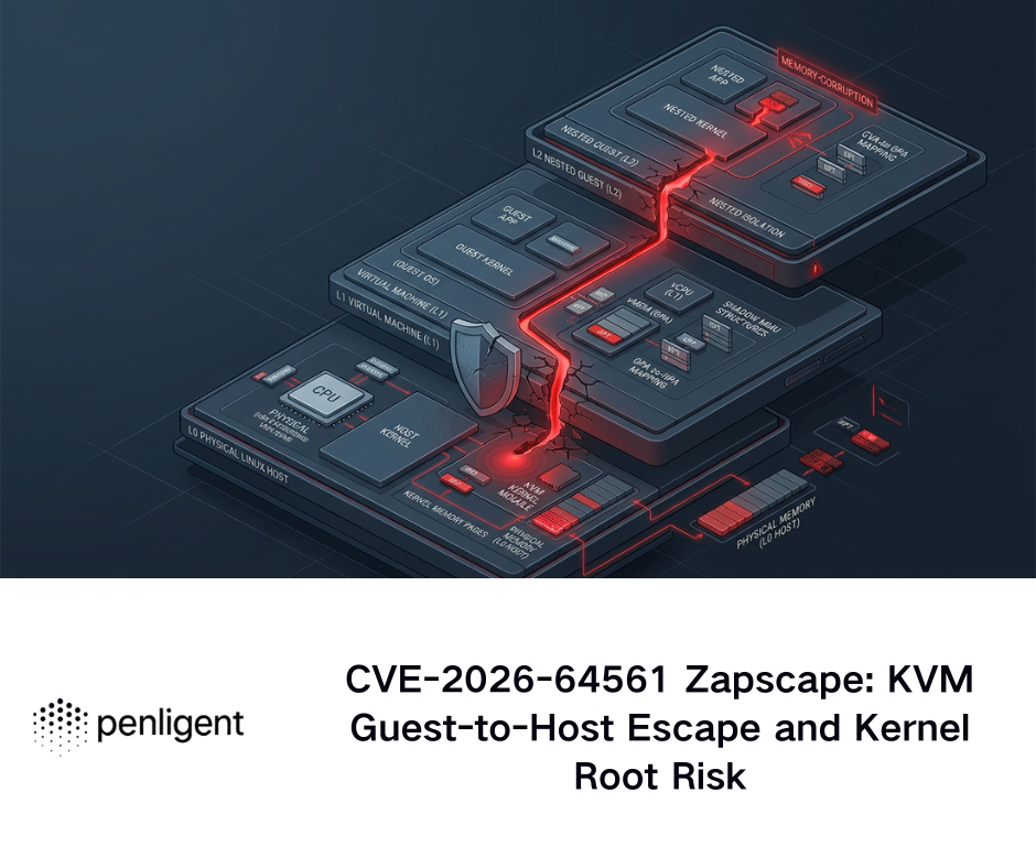 CVE-2026-64561 Zapscape KVM Guest-to-Host Escape and Kernel Root Risk