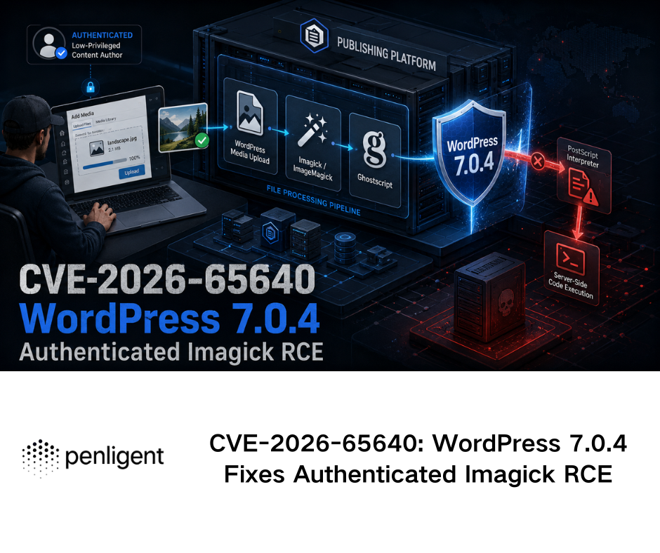 CVE-2026-65640 WordPress 7.0.4 Fixes Authenticated Imagick RCE
