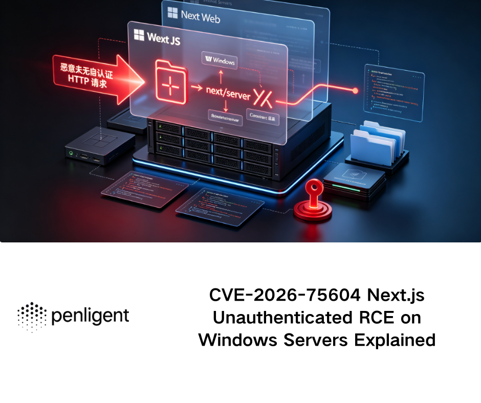 CVE-2026-75604 Next.js Unauthenticated RCE on Windows Servers Explained