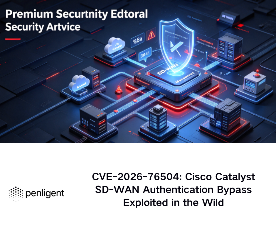 CVE-2026-76504 Cisco Catalyst SD-WAN Authentication Bypass Exploited in the Wild