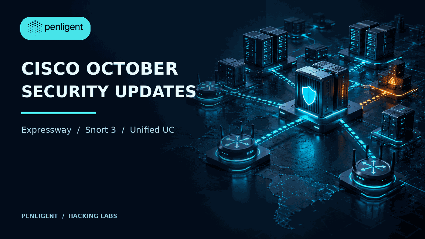 Segmented Cisco network and security update editorial illustration