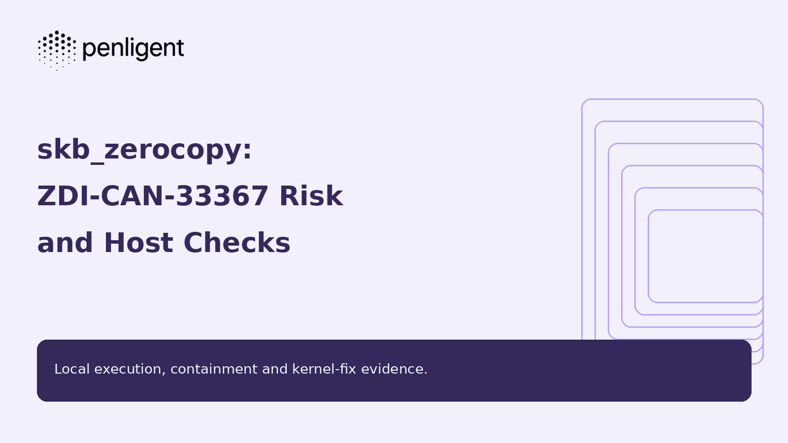 skb_zerocopy ZDI-CAN-33367 host checks and namespace review with the transparent Penligent logo