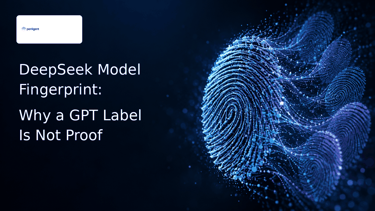 Abstract model fingerprint branching into uncertain candidate identities