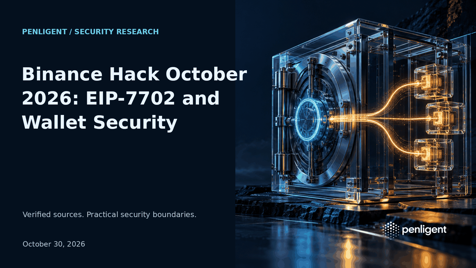 Binance Hack October 2026: EIP-7702 and Wallet Security — conceptual security illustration
