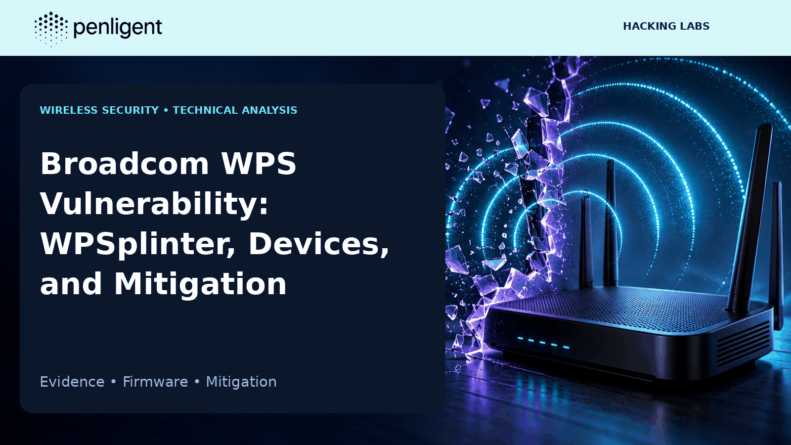 Broadcom WPS vulnerability and WPSplinter router security editorial cover